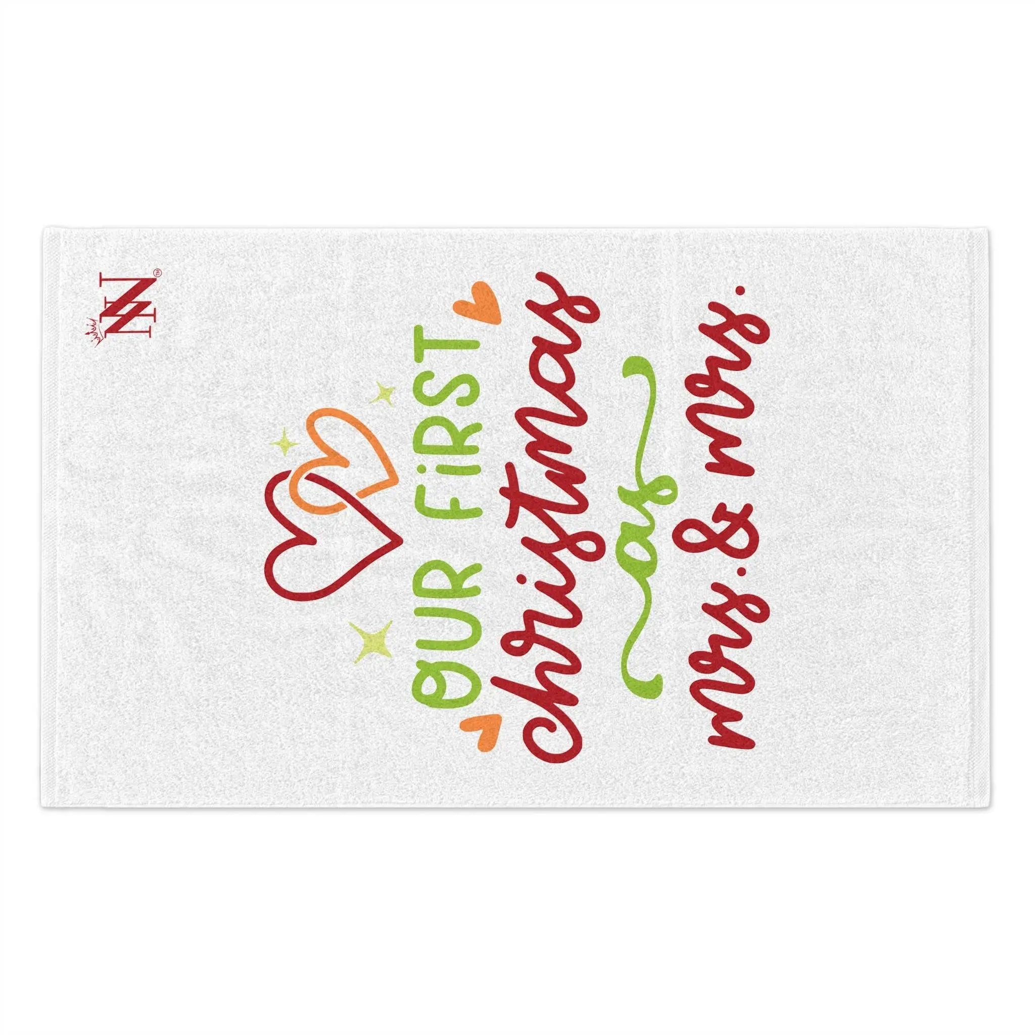 First Christmas Mrs. & Mrs. | Mix & Match Soft Fun-Flirty Lovers’ Towels