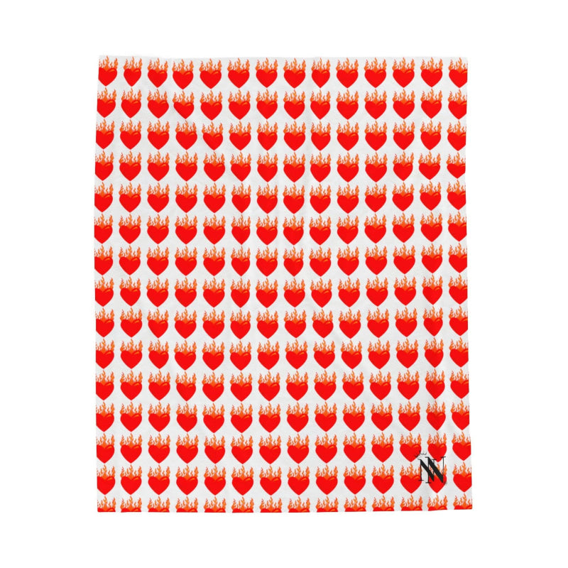 Flaming Heart | Mix & Match Fun-Flirty Lovers’ Blankets