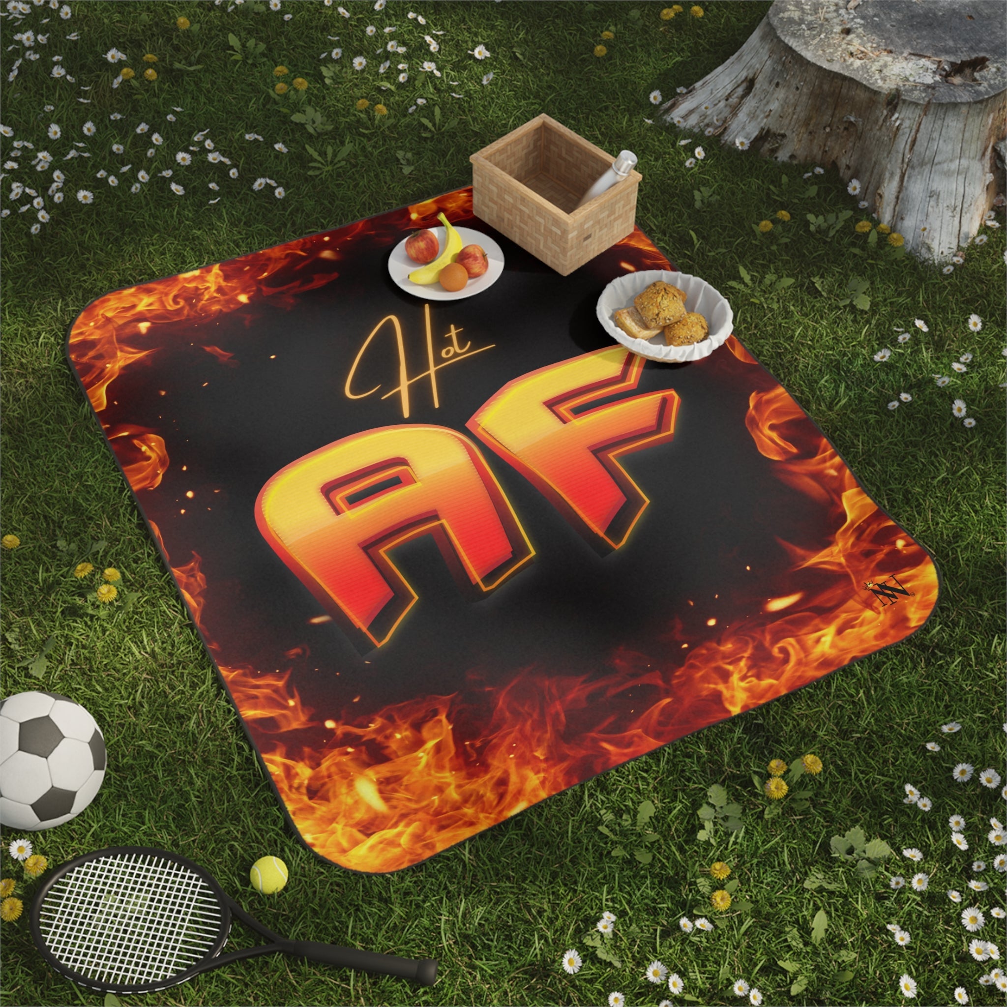 Flaming Hot AF | Mix Match Fun-Flirty Lovers’ Water-Resistant Blankets