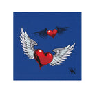 Flying Hearts Blue | Mix & Match Lils’ Fun-Flirty Lovers’ Towels