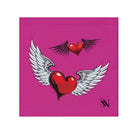 Flying Hearts Fuscia | Mix & Match Lils’ Fun-Flirty Lovers’ Towels