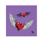 Flying Hearts Lavendar | Mix & Match Lils’ Fun-Flirty Lovers’ Towels