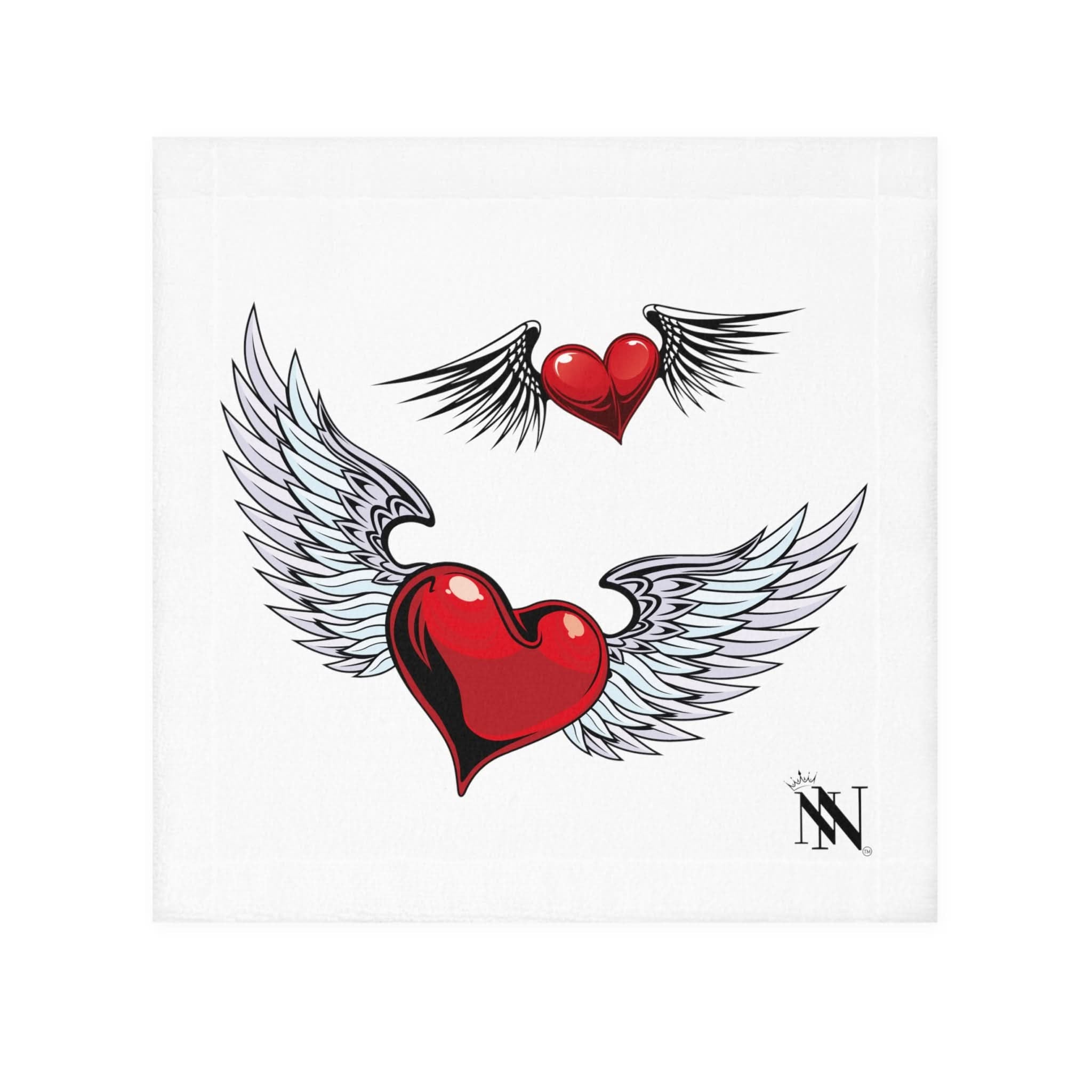 Flying Hearts | Mix & Match Lils’ Fun-Flirty Lovers’ Towels