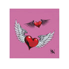Flying Hearts Pink | Mix & Match Lils’ Fun-Flirty Lovers’ Towels