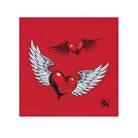 Flying Hearts Red | Mix & Match Lils’ Fun-Flirty Lovers’ Towels