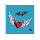 Flying Hearts Teal | Mix & Match Lils’ Fun-Flirty Lovers’ Towels