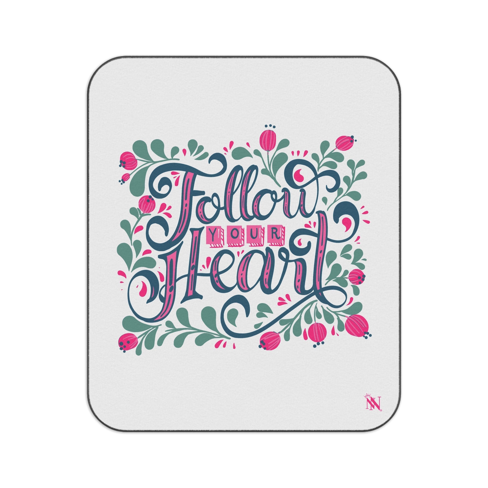 Follow Your Heart Floral | Mix Match Fun-Flirty Lovers’ Water-Resistant Blankets