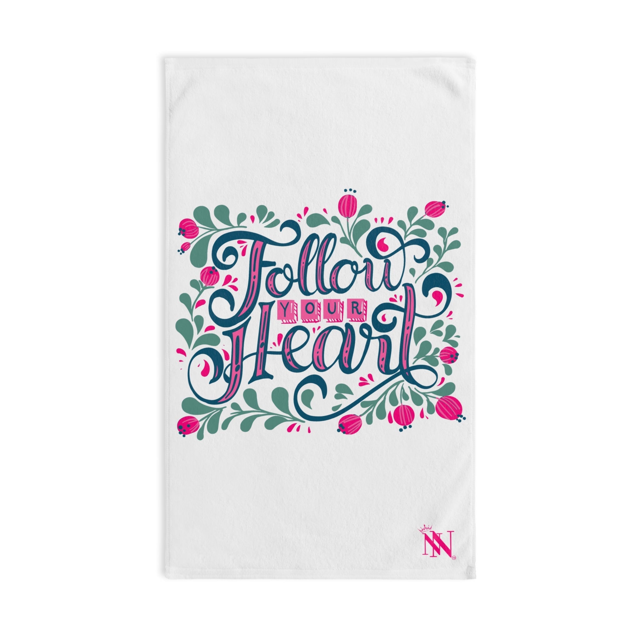 Follow Your Heart Floral | Mix & Match Original Fun-Flirty Lovers’ Towels
