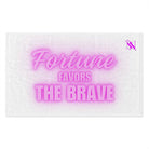 Fortune Favors the Brave | Mix & Match Soft Fun-Flirty Lovers’ Towels
