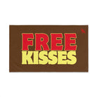 Free Kisses Brown | Mix & Match Original Fun-Flirty Lovers’ Towels