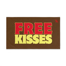 Free Kisses Brown | Mix & Match Original Fun-Flirty Lovers’ Towels