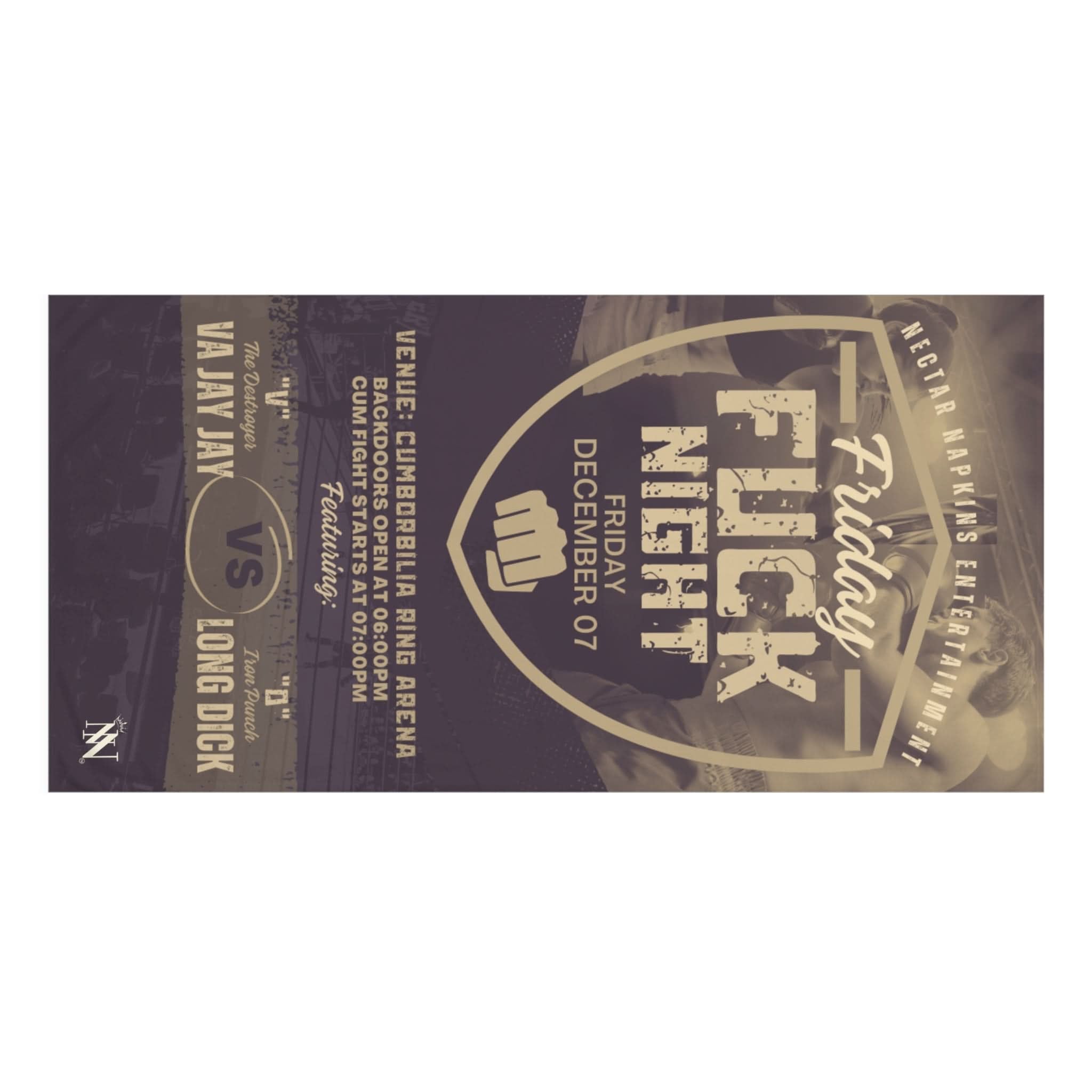 Friday Fight Night | Mix & Match Naughty XL Fun-Flirty Lovers’ Towels