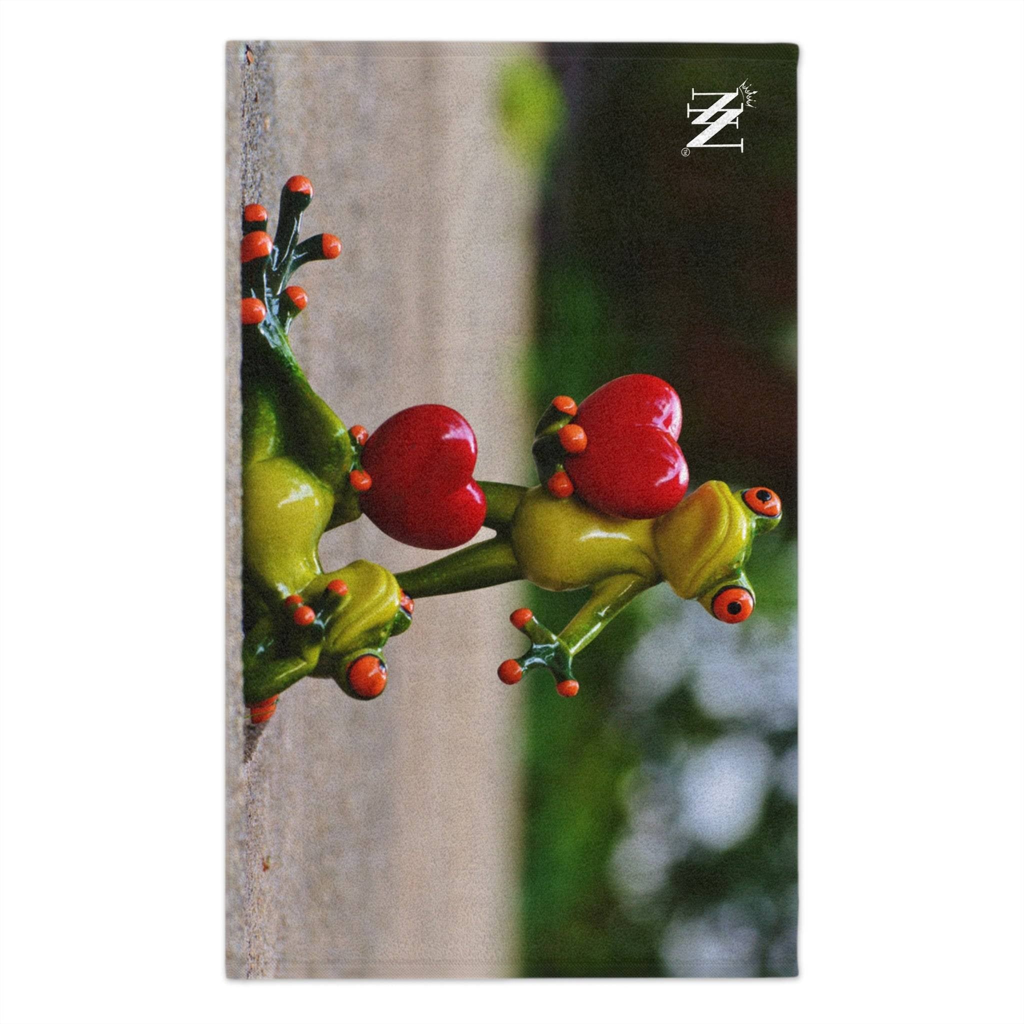 Frog Love | Mix & Match Soft Fun-Flirty Lovers’ Towels