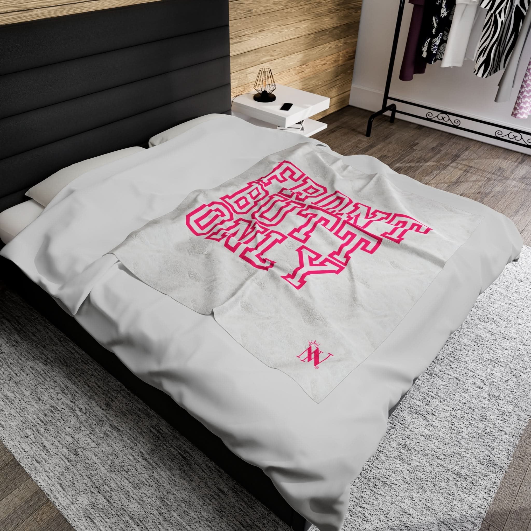 Front Butt Only | Mix & Match Fun-Flirty Lovers’ Blankets