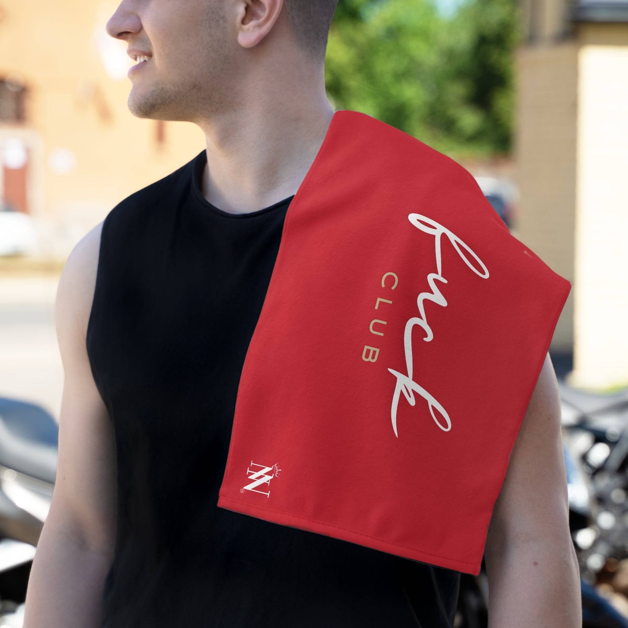 Fuck Club Red Mix Match Soft Sex Towels | Flirty Lovers’ Gifts