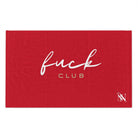 Fuck Club Red Mix Match Soft Sex Towels | Flirty Lovers’ Gifts