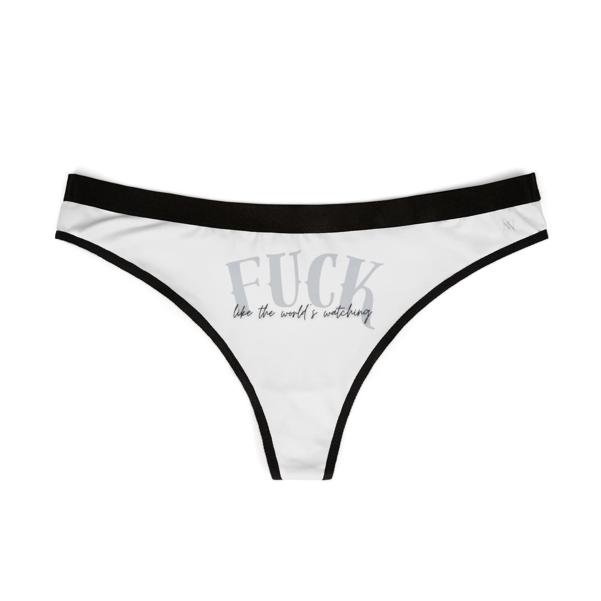 Fuck Like the World’s Watching | Mix & Match Women’s Fun-Flirty Lovers’ Thongs