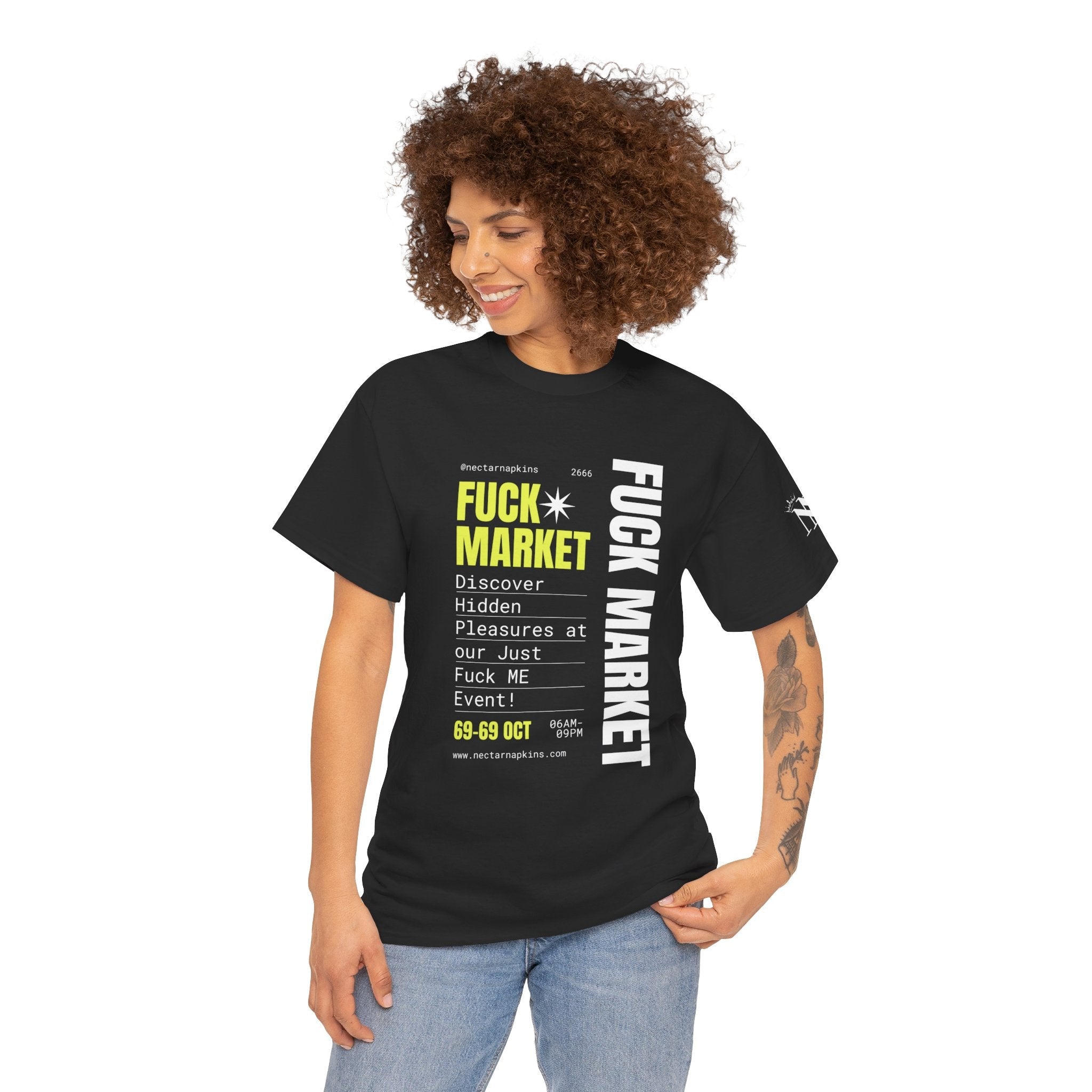 Fuck Market | Mix & Match 100% Cotton Unisex Fun-Flirty Lovers’ Tees