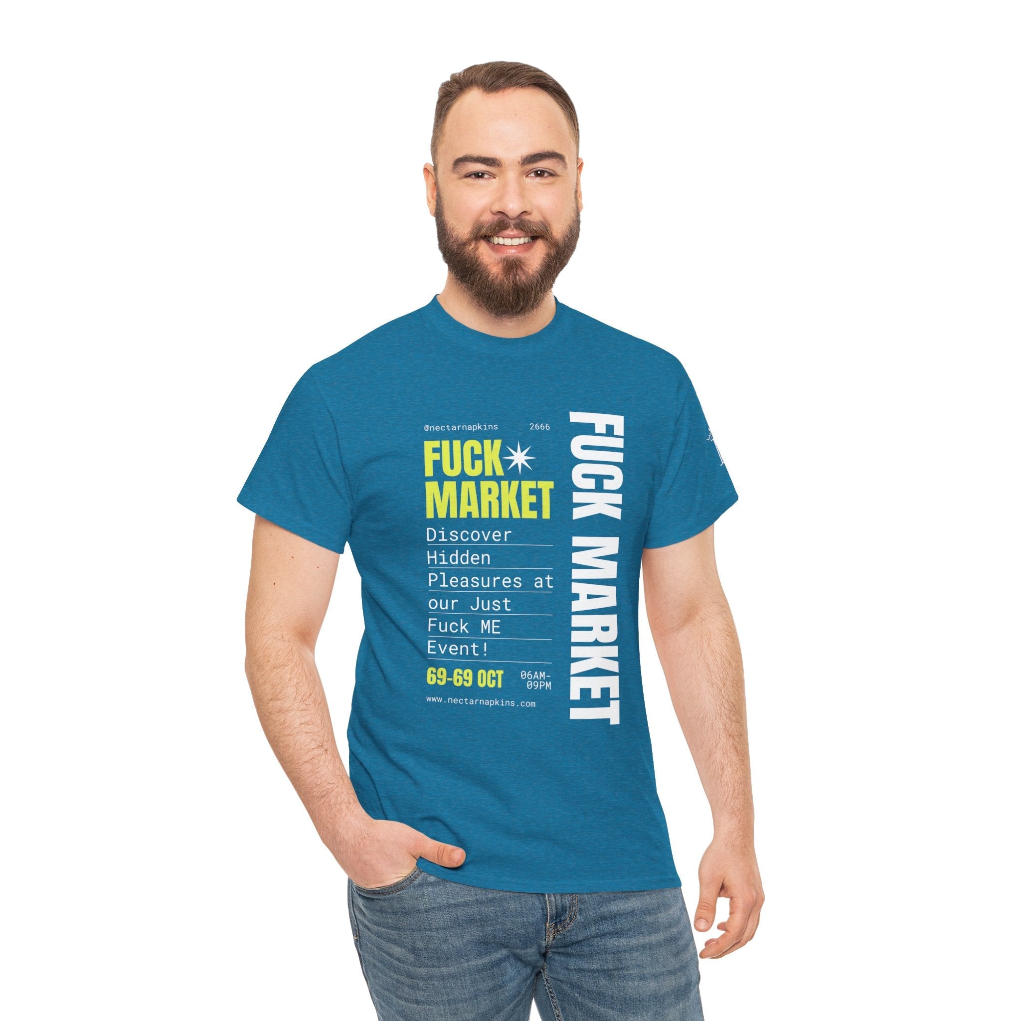 Fuck Market | Mix & Match 100% Cotton Unisex Fun-Flirty Lovers’ Tees