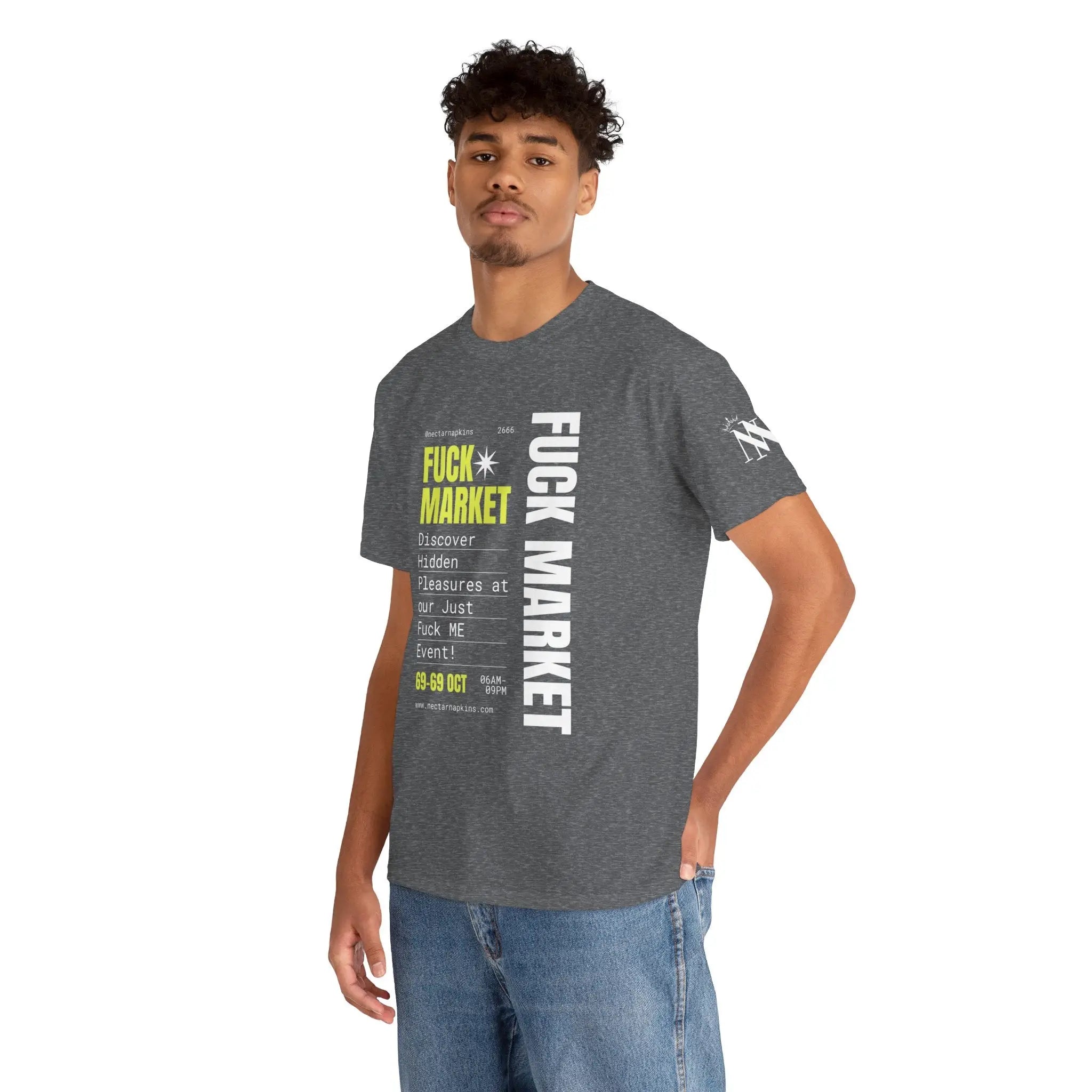Fuck Market | Mix & Match 100% Cotton Unisex Fun-Flirty Lovers’ Tees