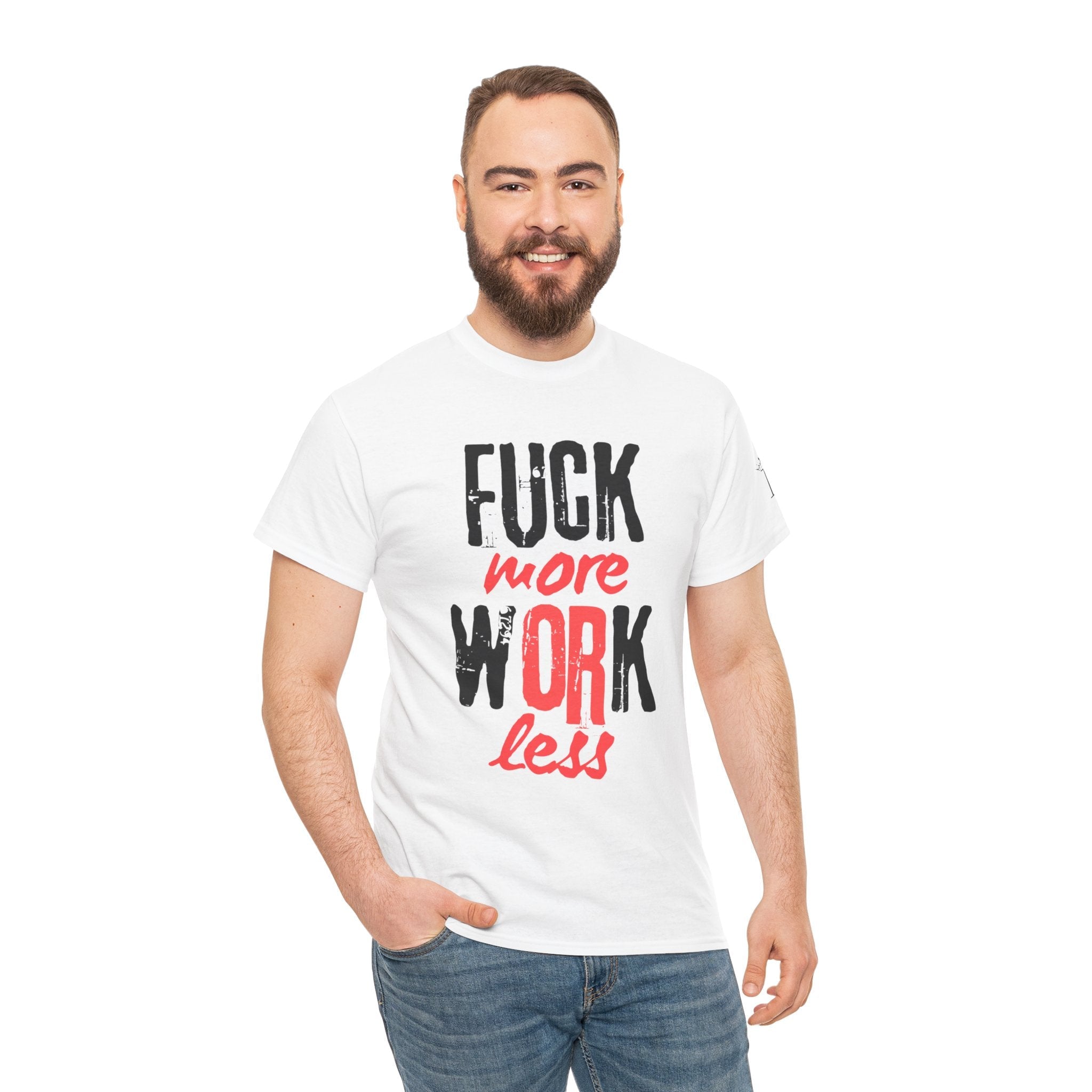 Fuck More Or Less | Mix & Match 100% Cotton Unisex Fun-Flirty Lovers’ Tees