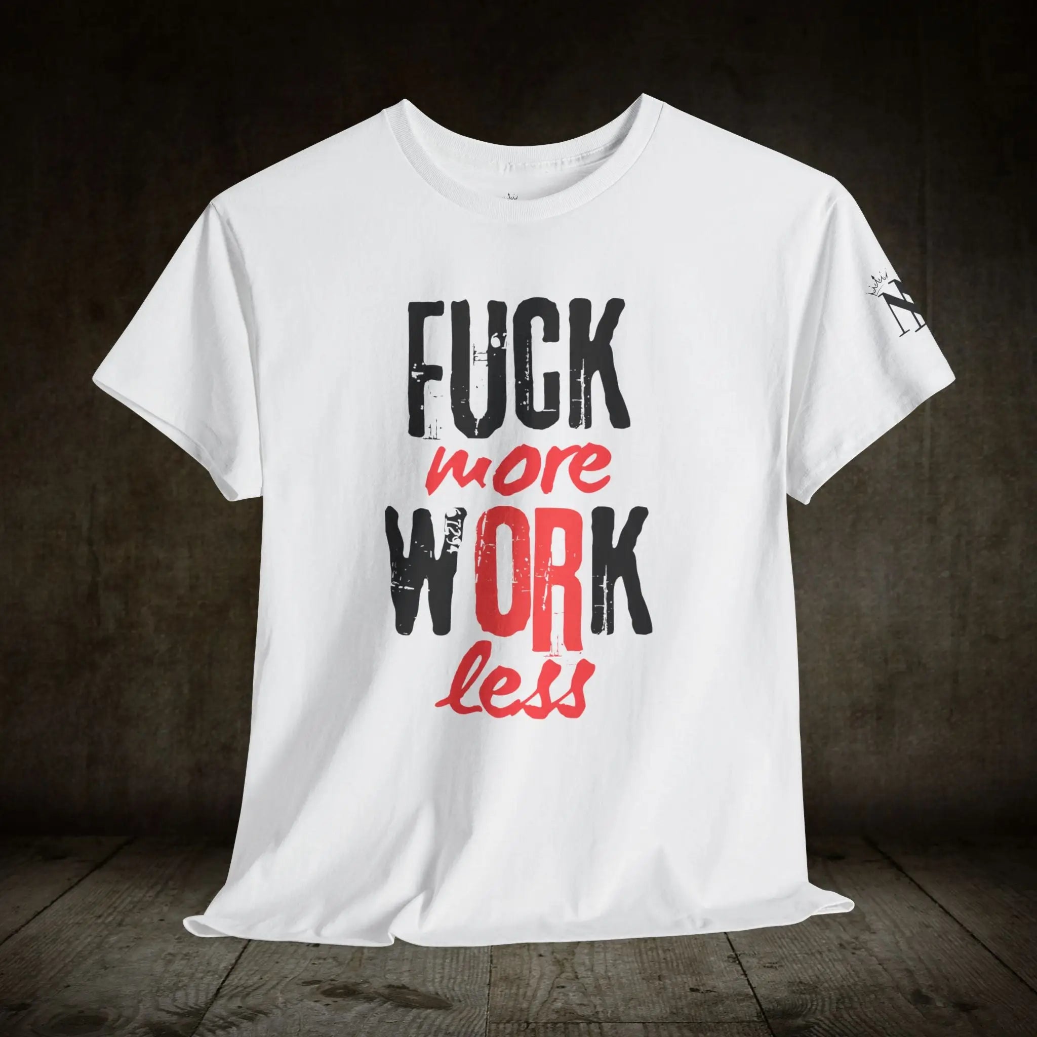 Fuck More Or Less | Mix & Match 100% Cotton Unisex Fun-Flirty Lovers’ Tees