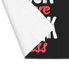 Fuck More Work Less Black | Mix & Match Playful Fun-Flirty Lovers’ Toy Mats