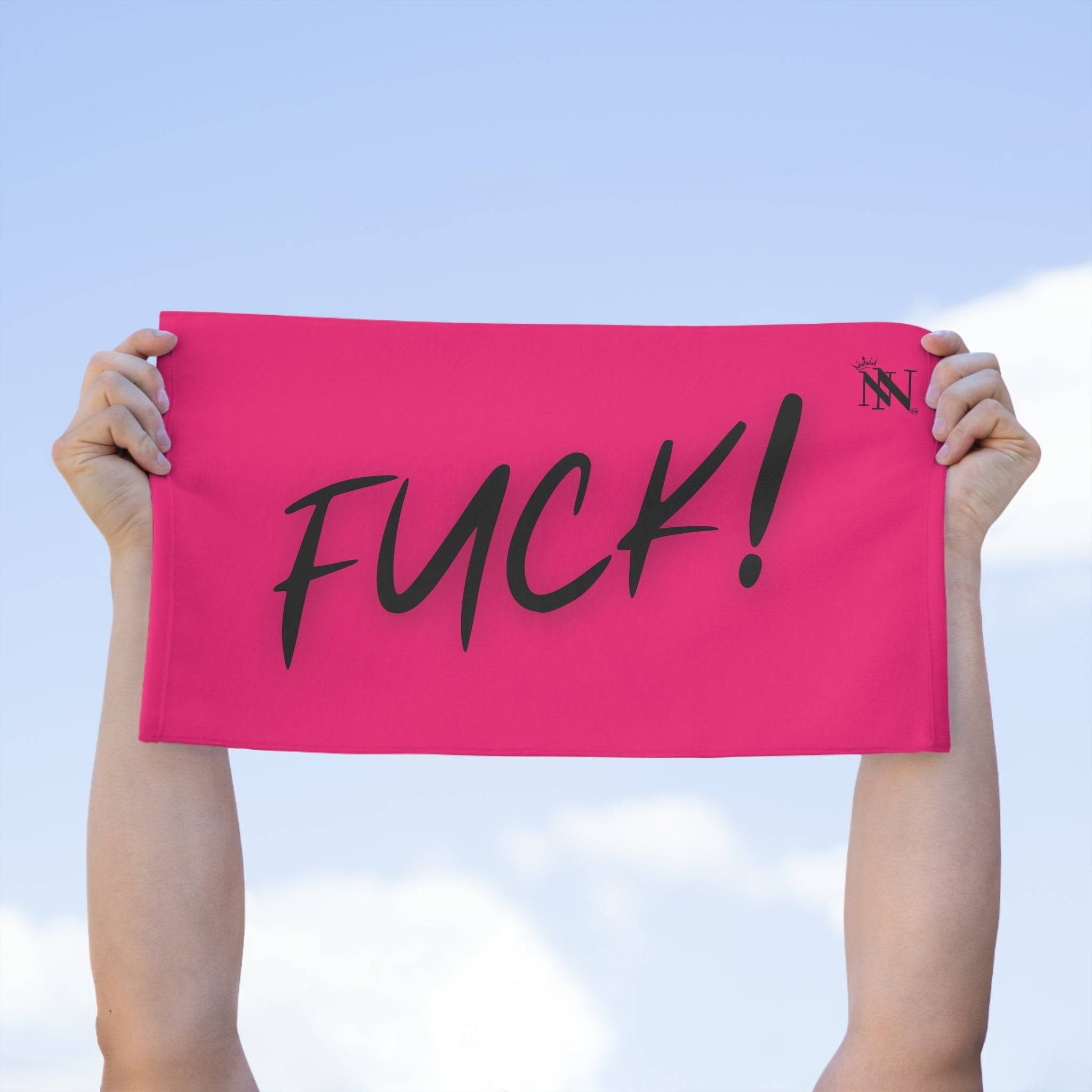Fuck! Pink Mix & Match Soft Sex Towels | Flirty Lovers’ Gifts