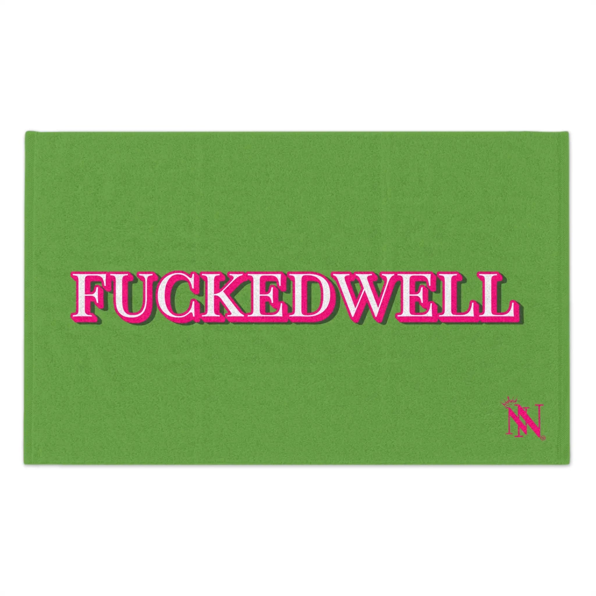 Fucked Well Lime Green | Mix & Match Soft Fun-Flirty Lovers’ Towels