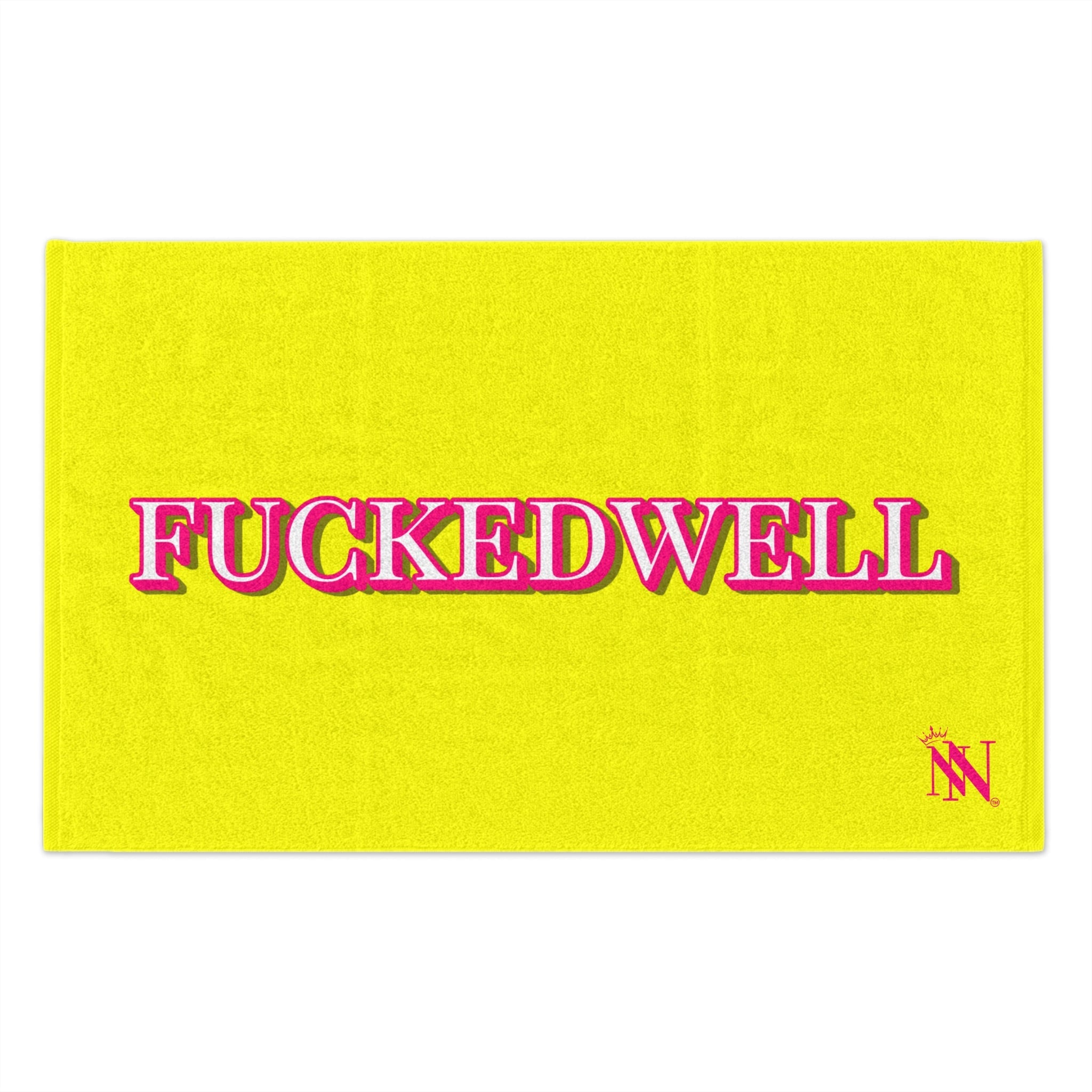 Fucked Well Neon Yellow | Mix & Match Soft Fun-Flirty Lovers’ Towels