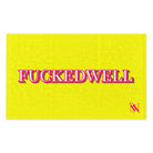 Fucked Well Neon Yellow | Mix & Match Soft Fun-Flirty Lovers’ Towels