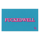 Fucked Well Turquoise | Mix & Match Soft Fun-Flirty Lovers’ Towels