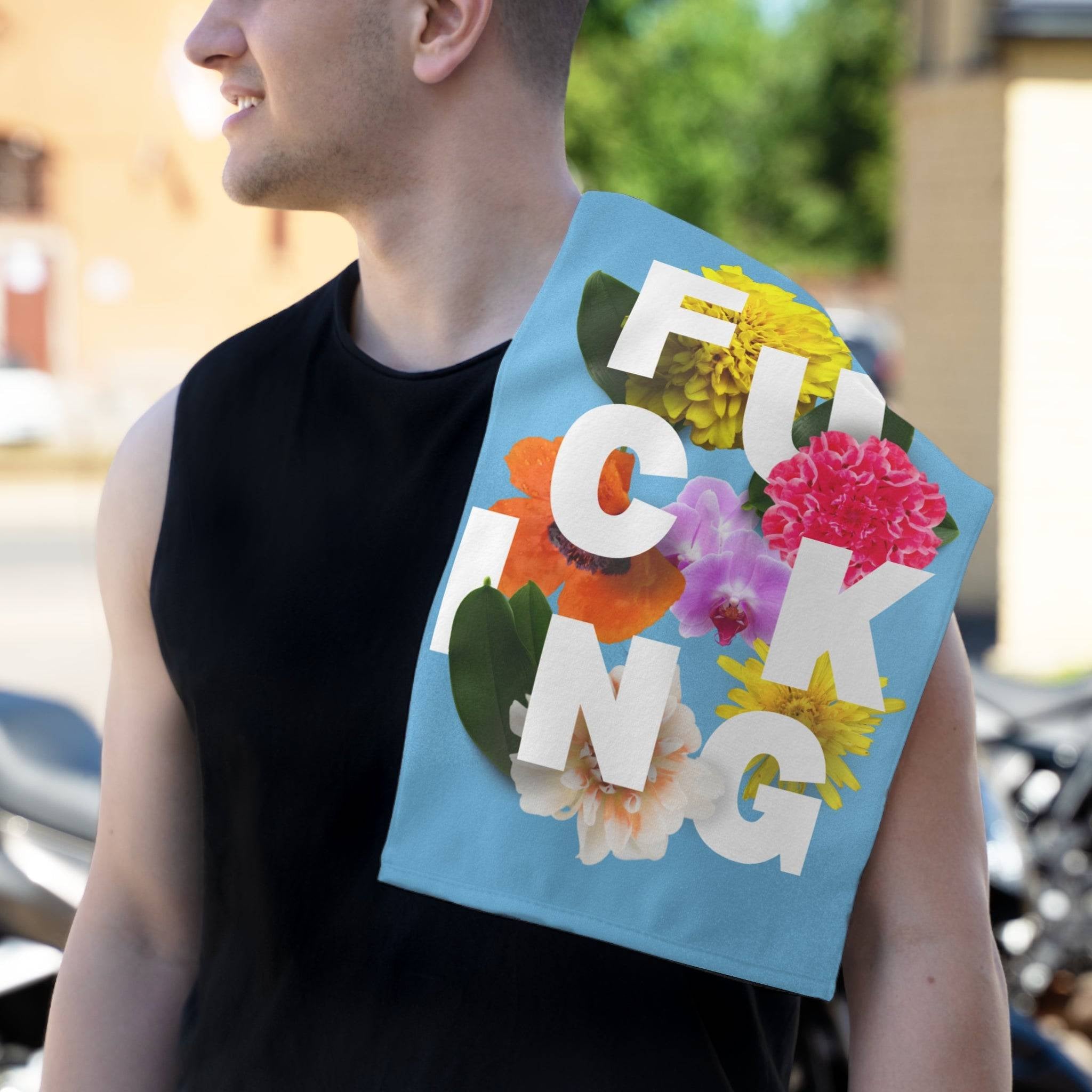 Fucking Floral | Mix & Match Soft Fun-Flirty Lovers’ Towels