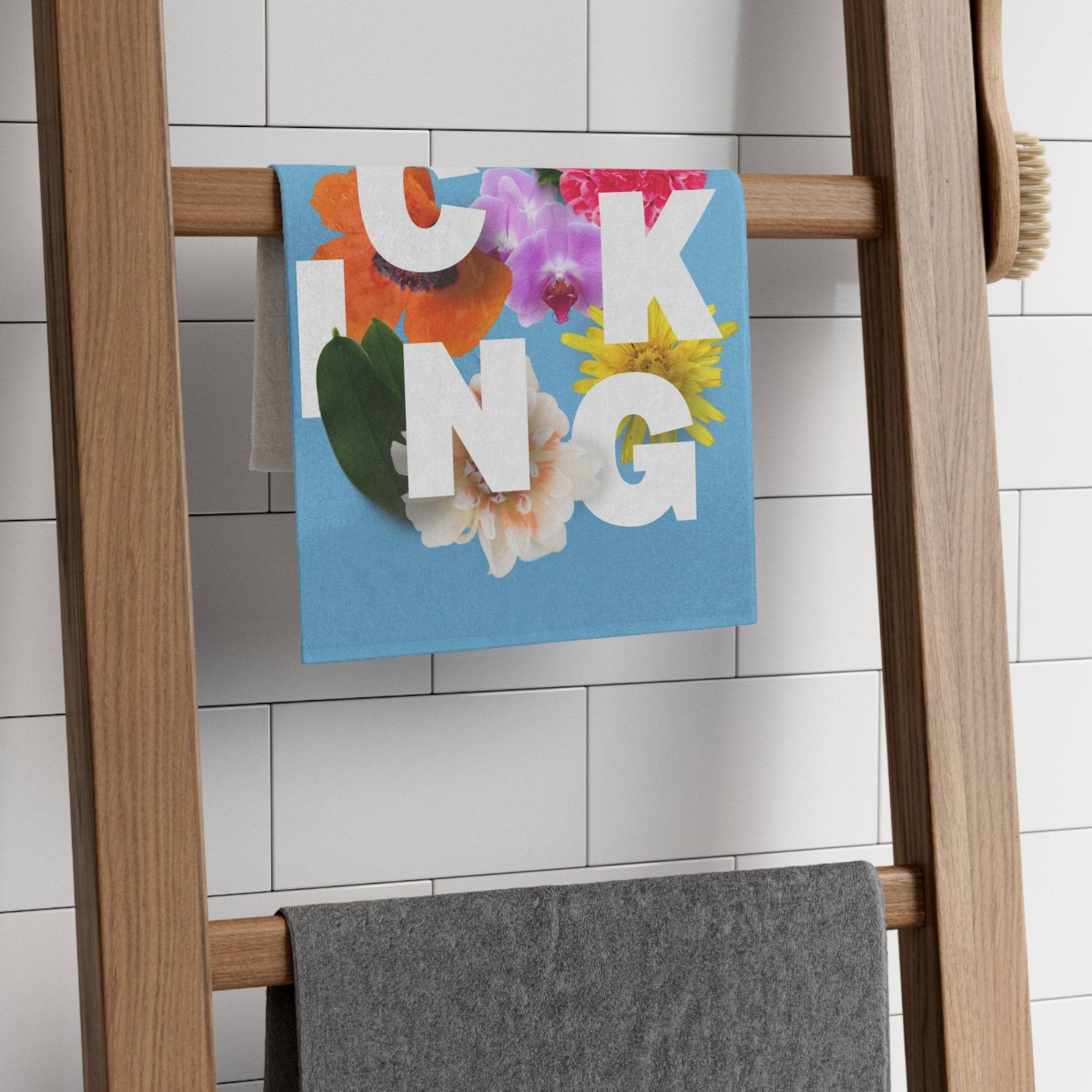 Fucking Floral | Mix & Match Soft Fun-Flirty Lovers’ Towels