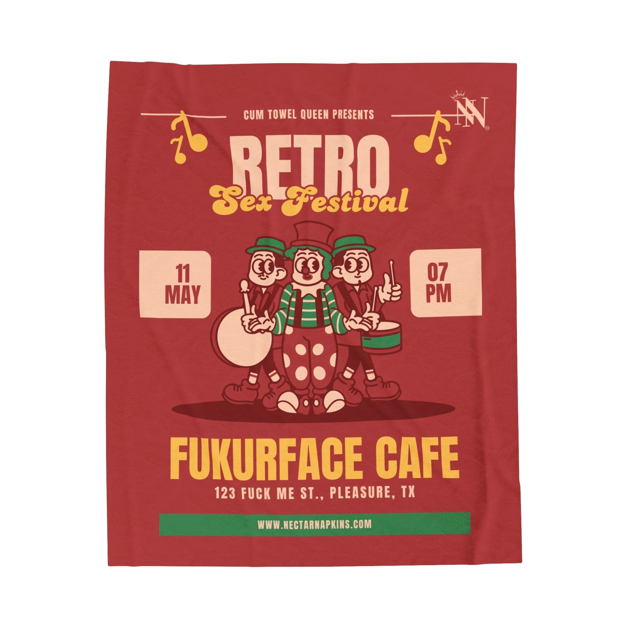 FUKURFACE Cafe | Mix & Match Fun-Flirty Lovers’ Blankets