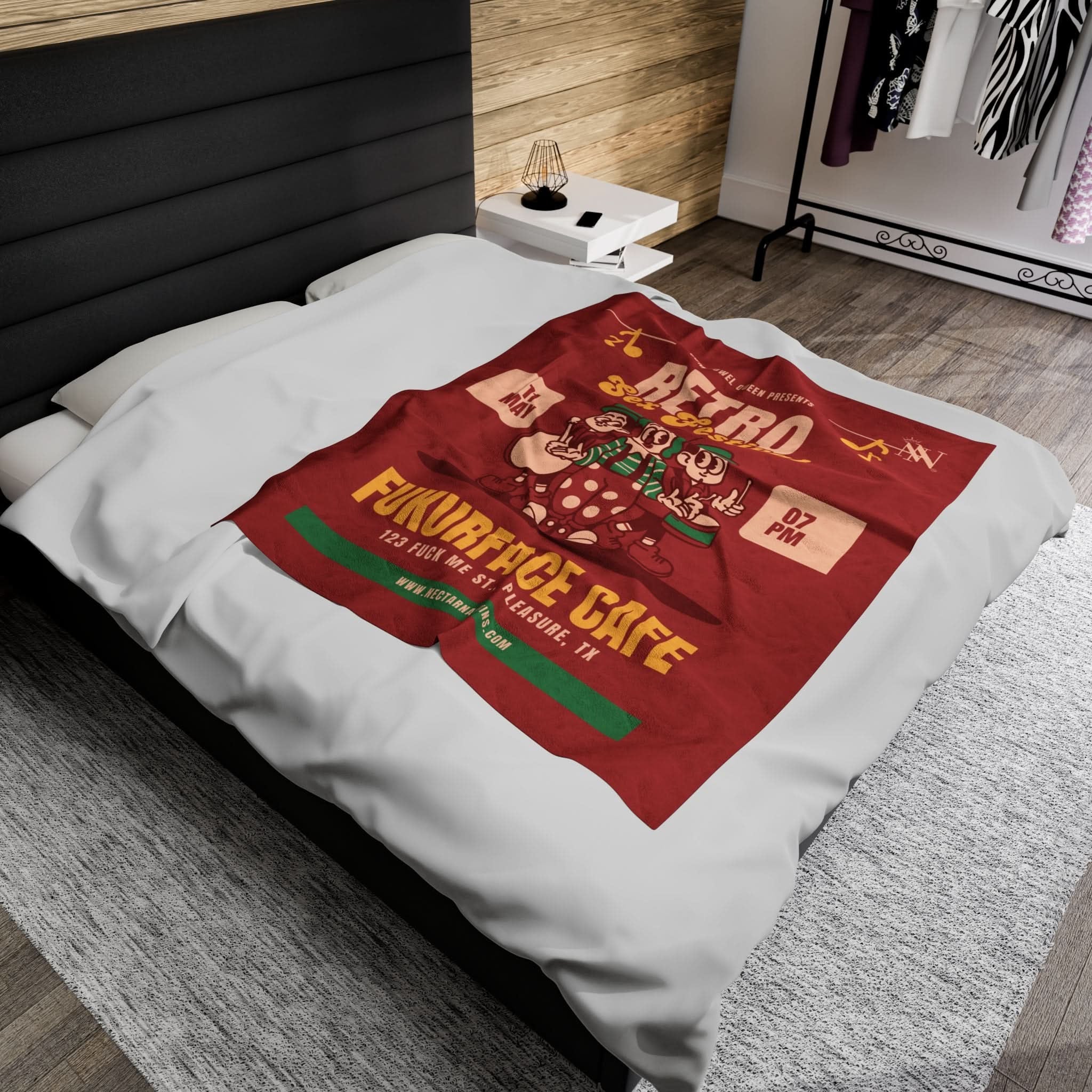 FUKURFACE Cafe | Mix & Match Fun-Flirty Lovers’ Blankets