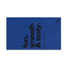 Fun Smooth Tasty Blue | Mix & Match Original Fun-Flirty Lovers’ Towels