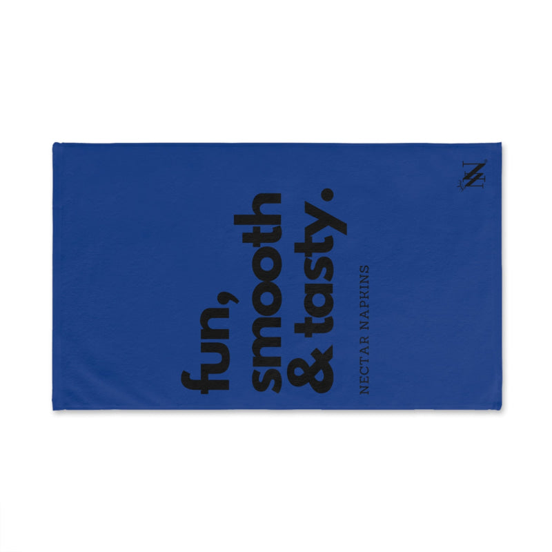Fun Smooth Tasty Blue | Mix & Match Original Fun-Flirty Lovers’ Towels