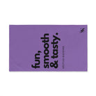 Fun Smooth Tasty Lavendar | Mix & Match Original Fun-Flirty Lovers’ Towels