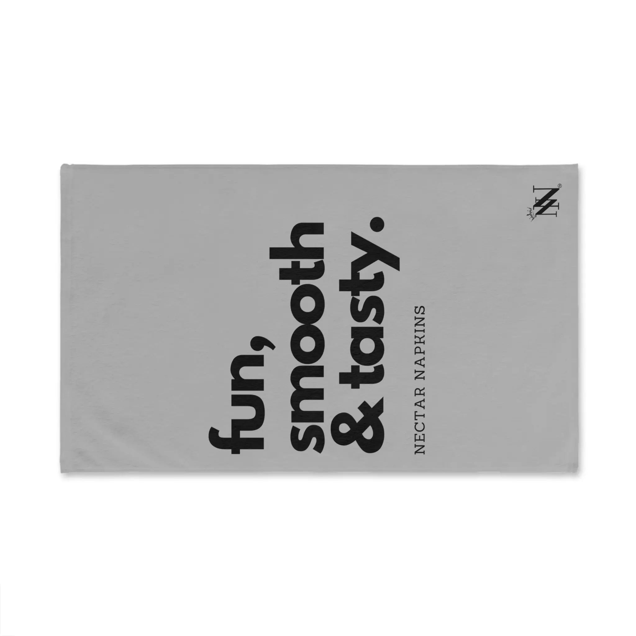 Fun Smooth Tasty Light Grey | Mix & Match Original Fun-Flirty Lovers’ Towels