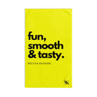 Fun Smooth Tasty Neon Yellow | Mix & Match Original Fun-Flirty Lovers’ Towels