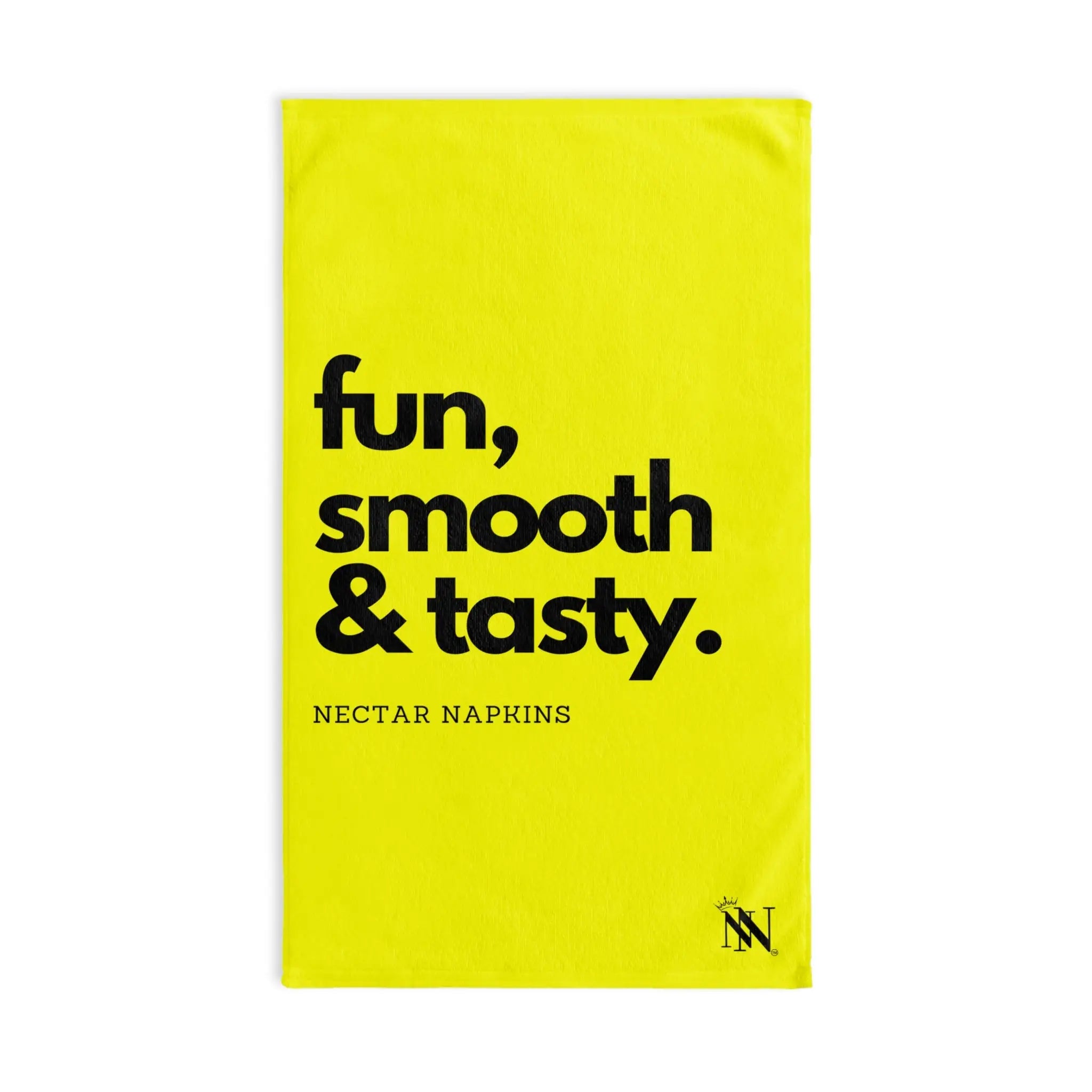 Fun Smooth Tasty Neon Yellow | Mix & Match Original Fun-Flirty Lovers’ Towels
