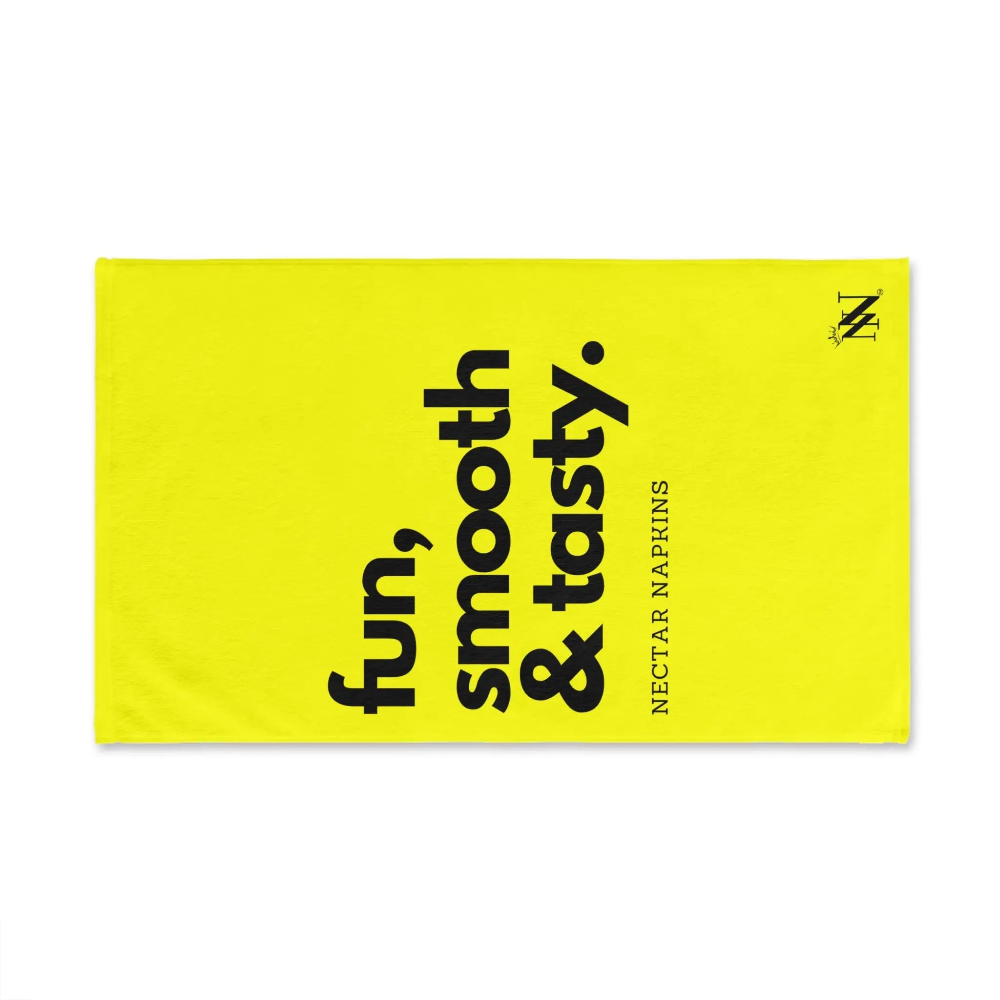 Fun Smooth Tasty Neon Yellow | Mix & Match Original Fun-Flirty Lovers’ Towels