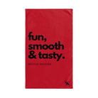 Fun Smooth Tasty Red | Mix & Match Original Fun-Flirty Lovers’ Towels