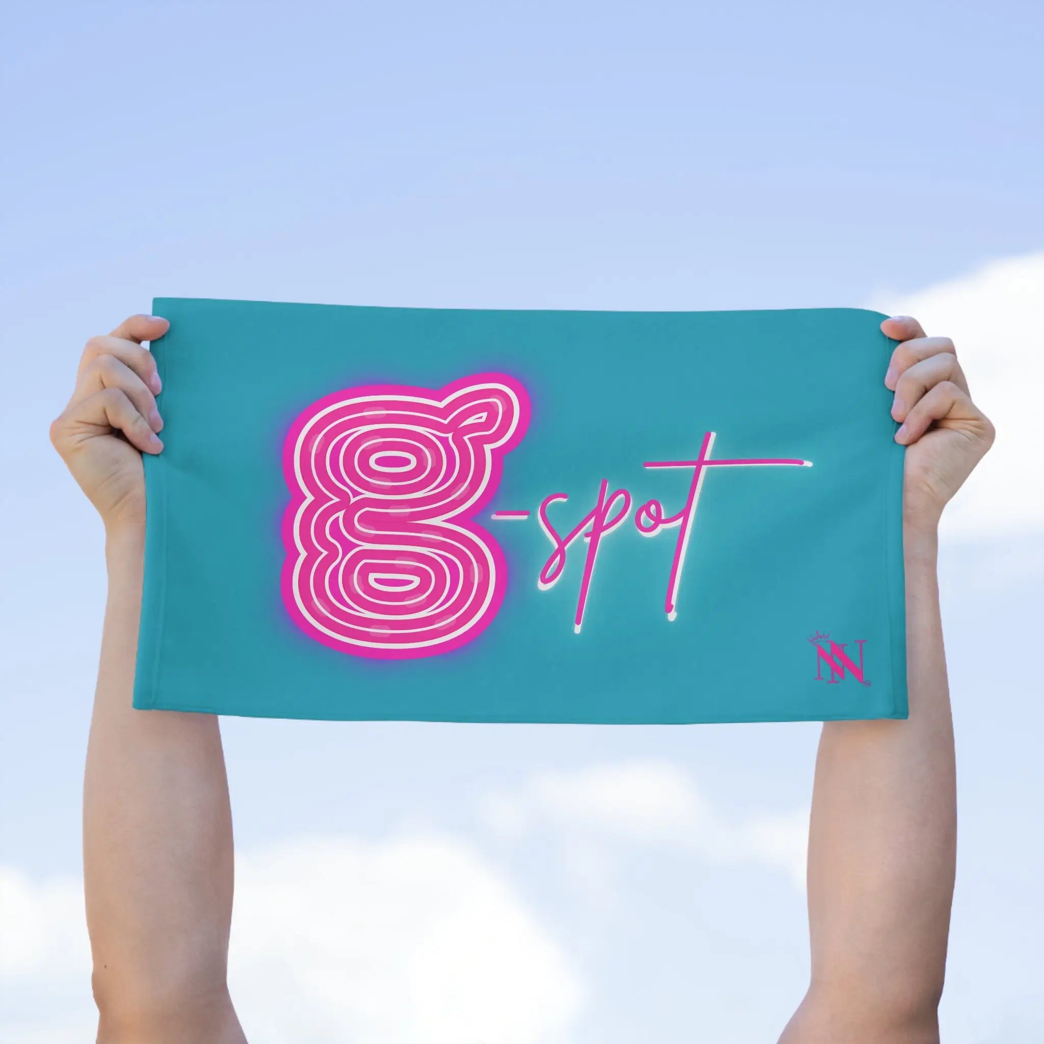 G-Spot Teal | Mix & Match Soft Fun-Flirty Lovers’ Towels