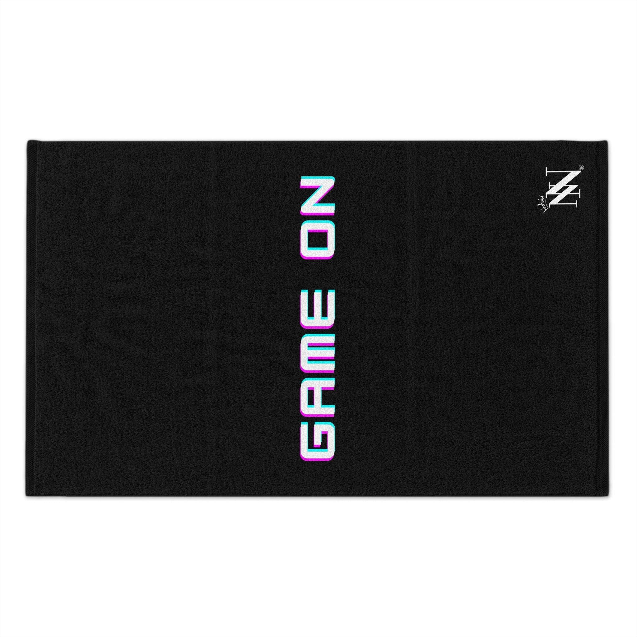 Game On Black Mix & Match Soft Sex Towels | Flirty Lovers’ Gifts