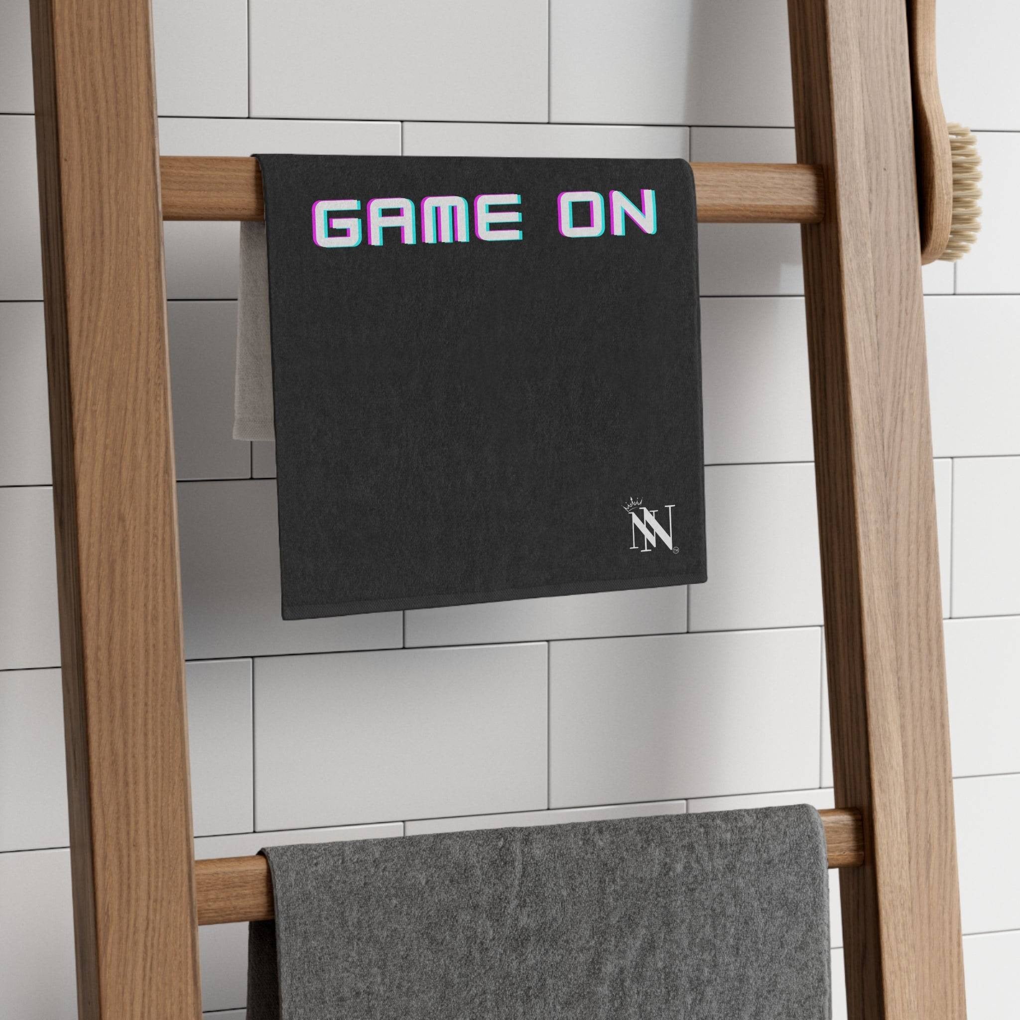 Game On Black Mix & Match Soft Sex Towels | Flirty Lovers’ Gifts