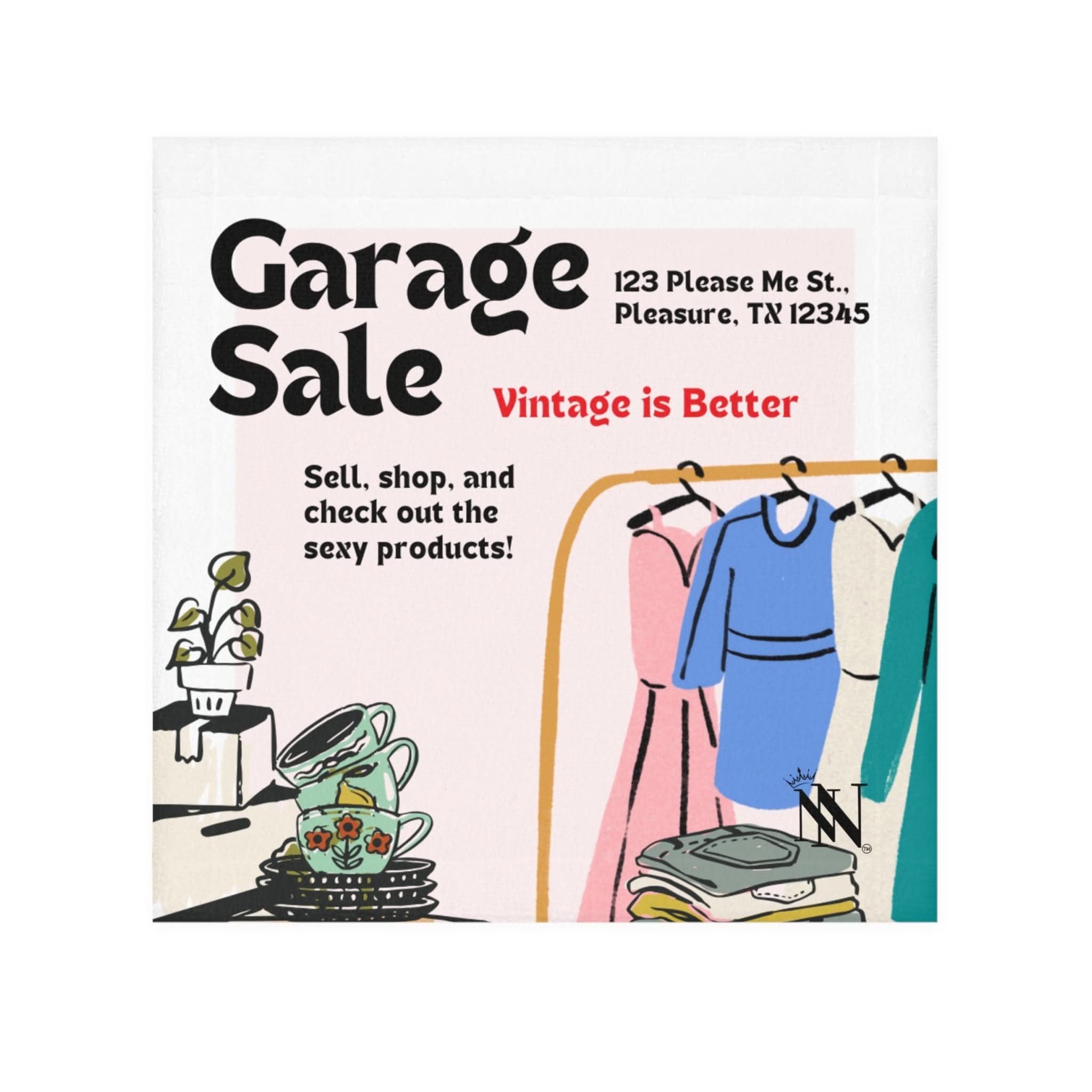 Garage Sale | Mix & Match Lils’ Fun-Flirty Lovers’ Towels