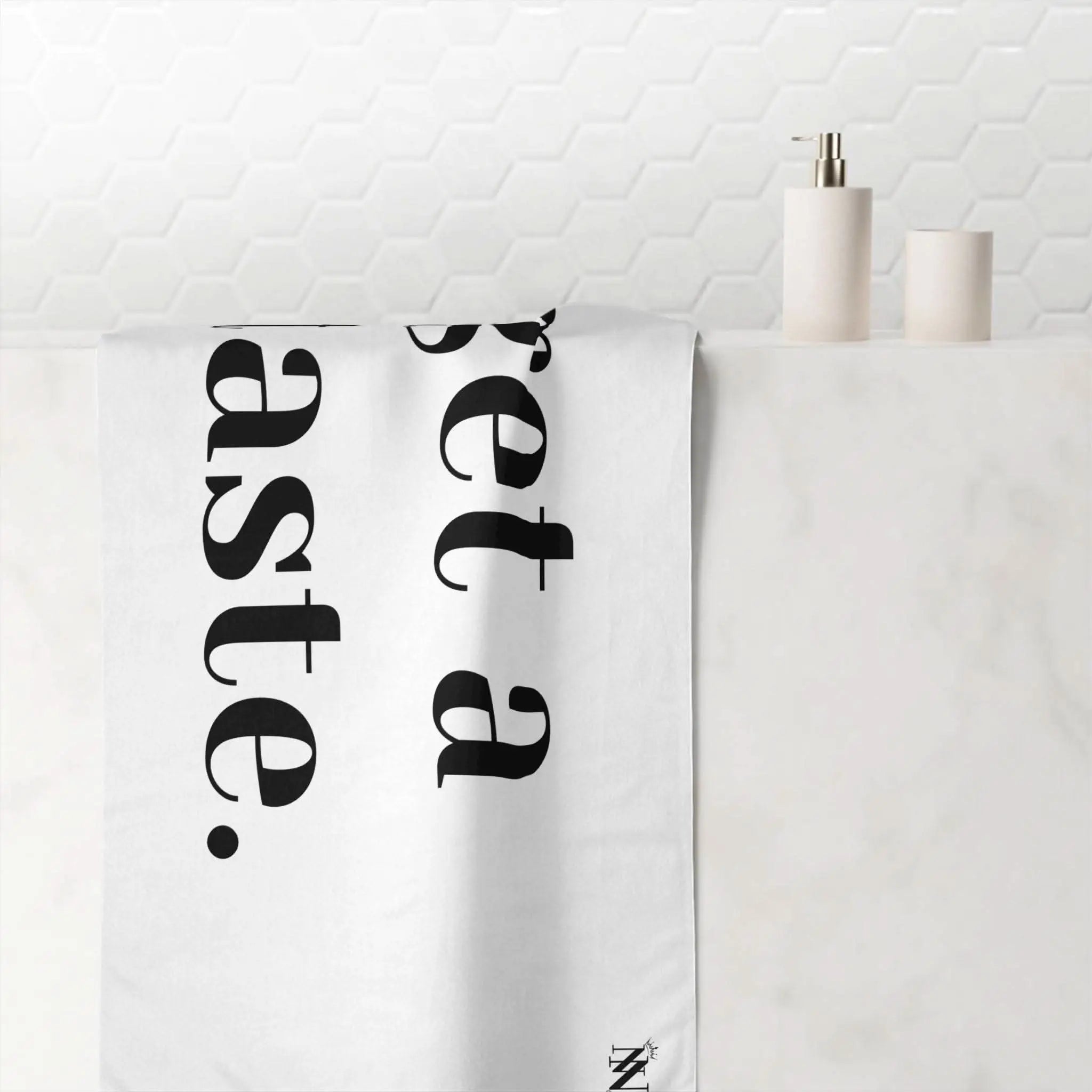 Get A Taste. | Mix & Match Naughty XL Fun-Flirty Lovers’ Towels