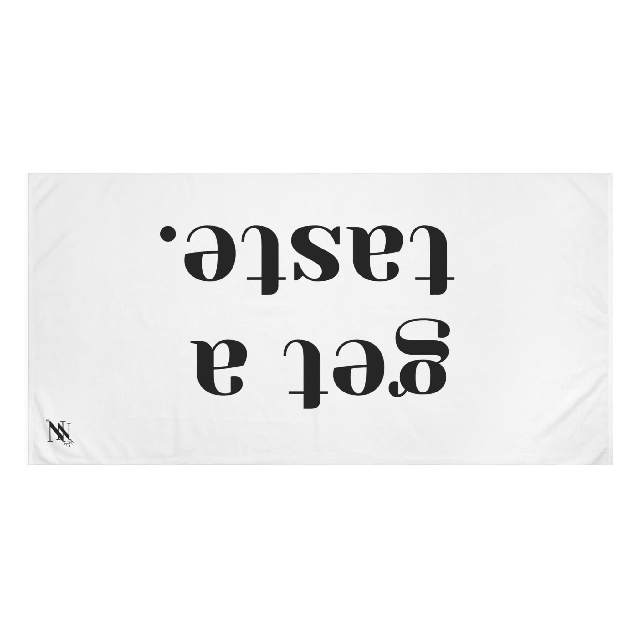 Get A Taste. | Mix & Match Naughty XL Fun-Flirty Lovers’ Towels